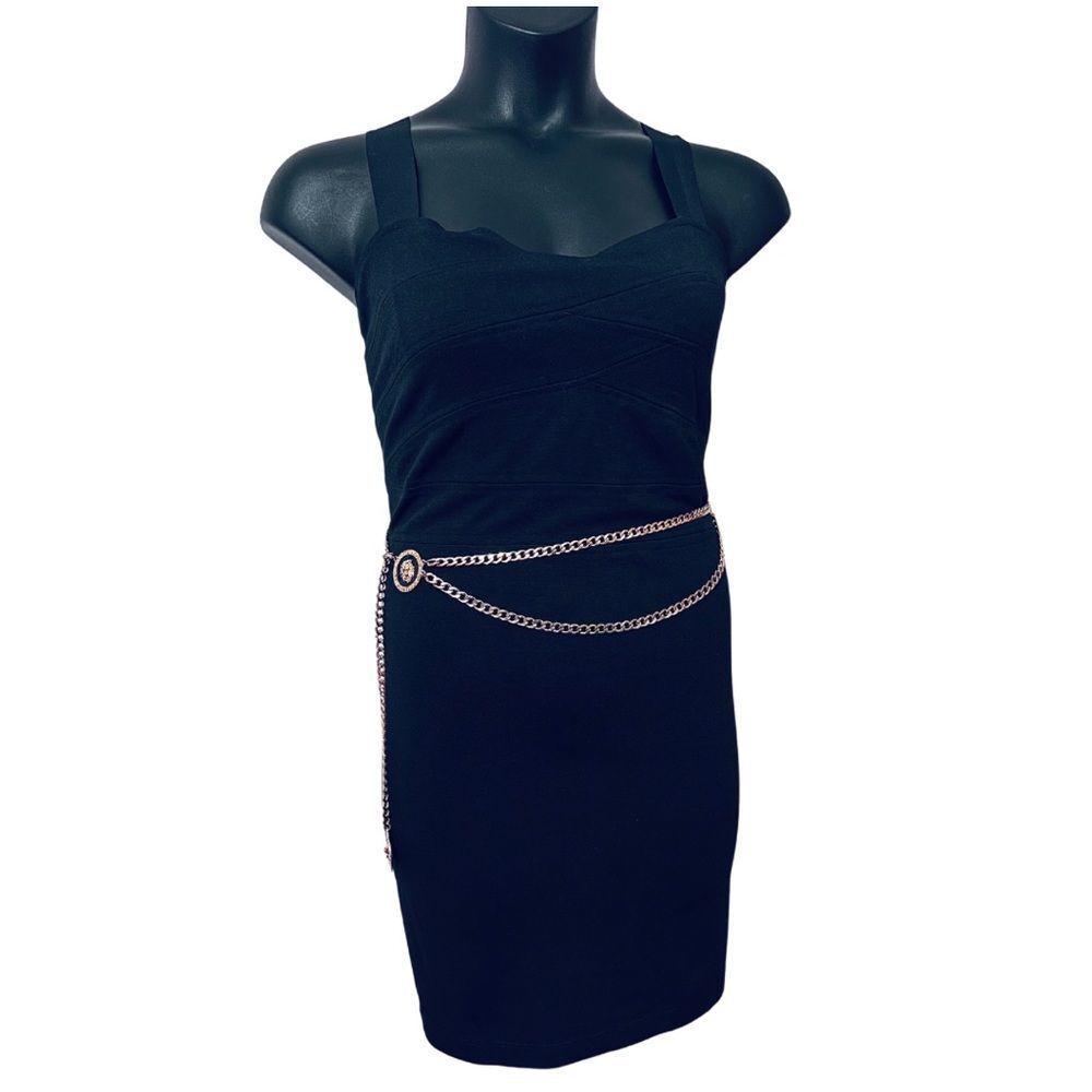Like New Black Knit Mini Dress